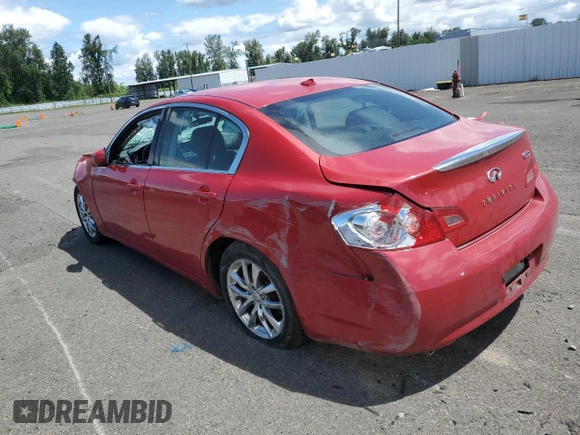 2008 Infiniti G35 x with VIN JNKBV61F88M252453, listed as a Copart auction lot 61467724 with 167,241 mi miles and Salvage Title. Bid and sale history available at DreamBid. Image 2.