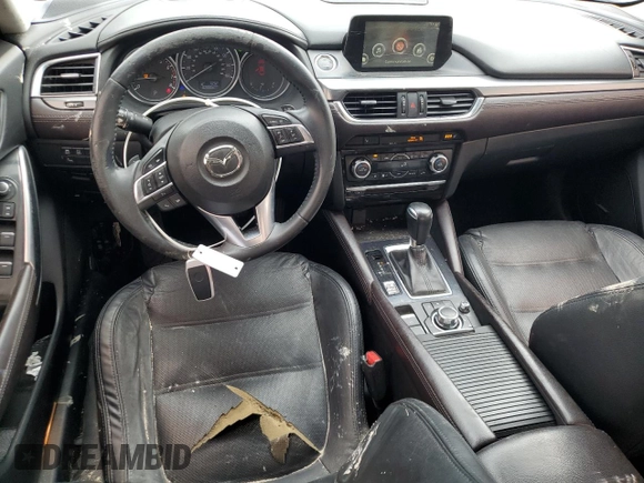 2016 Mazda 6 i Grand Touring with VIN JM1GJ1W52G1455618, listed as a Copart auction lot 47136835 with 109,802 mi miles and Salvage Title. Bid and sale history available at DreamBid. Image 8.