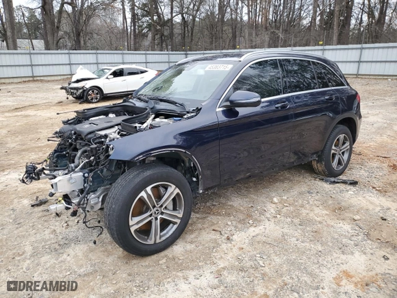 2019 Mercedes-Benz GLC with VIN WDC0G4JB4KV122928, listed as a Copart auction lot 45383715 with NaN miles and Salvage Title. Bid and sale history available at carsss.com. Image 1.