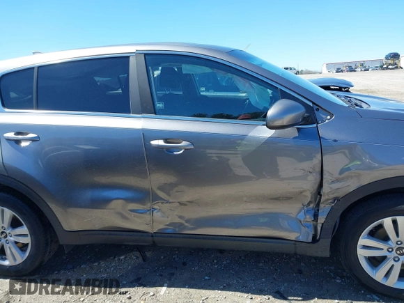 2017 Kia Sportage LX with VIN KNDPM3AC4H7156977, listed as a IAAI auction lot 41851476 with 101,778 mi miles. Bid and sale history available at carsss.com. Image 13.