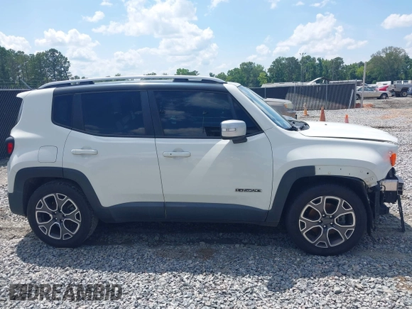 2018 Jeep Renegade Limited with VIN ZACCJADB0JPH24214, listed as a IAAI auction lot 42384776 with 123,994 mi miles and . Bid and sale history available at DreamBid. Image 14.