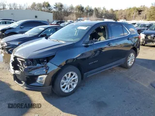 2019 Chevrolet Equinox LT with VIN 2GNAXUEV8K6232813, listed as a Copart auction lot 48414775 with 95,312 mi miles and Salvage Title. Bid and sale history available at DreamBid. Image 1.