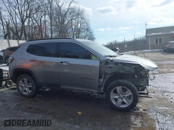 2022 Jeep Compass Latitude с VIN 3C4NJDBB4NT131810, выставлен на аукционе IAAI как лот 41380330 с пробегом 63 588 миль миль и . История ставок и продаж доступна на DreamBid. Изображение 14.