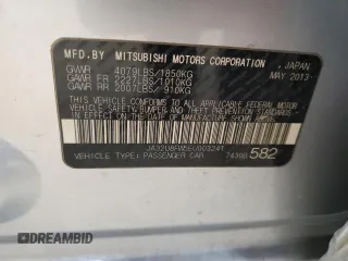 2014 Mitsubishi Lancer GT with VIN JA32U8FW5EU003241, listed as a Copart auction lot 53331615 with 80,913 mi miles and Salvage Title. Bid and sale history available at DreamBid. Image 12.