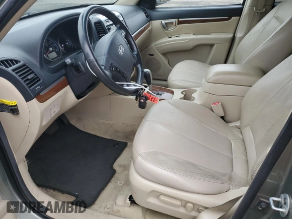 2009 Hyundai Santa Fe SE with VIN 5NMSH73E19H307952, listed as a Copart auction lot 49576545 with 150,664 mi miles and Salvage title. Bid and sale history available at DreamBid. Image 7.