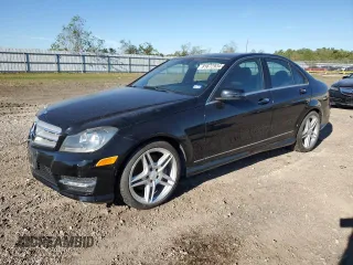 2013 Mercedes-Benz C-Class C 350 Sport with VIN WDDGF5HB0DR258283, listed as a Copart auction lot 81672934 with 36,044 mi miles and Salvage Title. Bid and sale history available at carsss.com. Image 1.