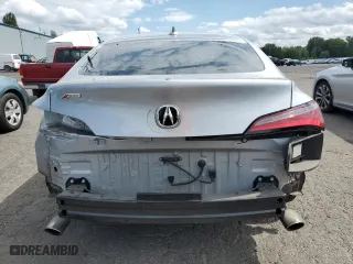 2023 Acura Integra w/A-Spec Package with VIN 19UDE4H34PA009489, listed as a Copart auction lot 67729894 with 19,556 mi miles and Salvage Title. Bid and sale history available at carsss.com. Image 6.