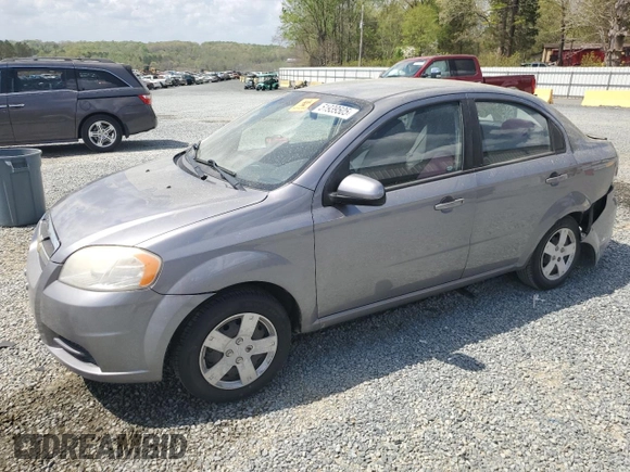 2010 Chevrolet Aveo 1LT with VIN KL1TD5DE5AB124590, listed as a Copart auction lot 51939505 with 156,211 mi miles and Salvage Title. Bid and sale history available at DreamBid. Image 1.