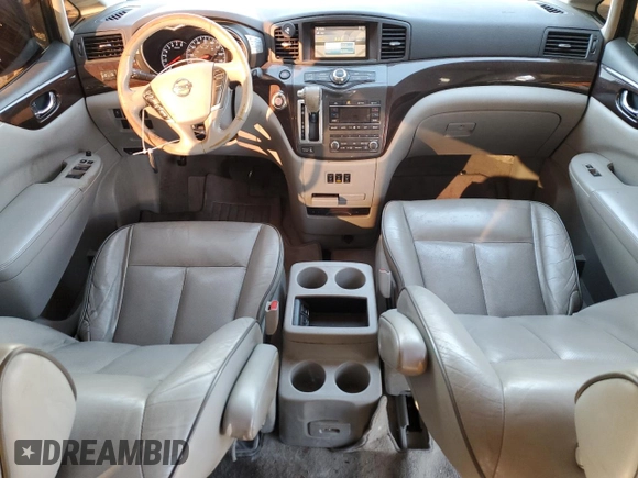 2012 Nissan Quest SL with VIN JN8AE2KP0C9045066, listed as a Copart auction lot 48028025 with 140,014 mi miles and Salvage Title. Bid and sale history available at carsss.com. Image 8.