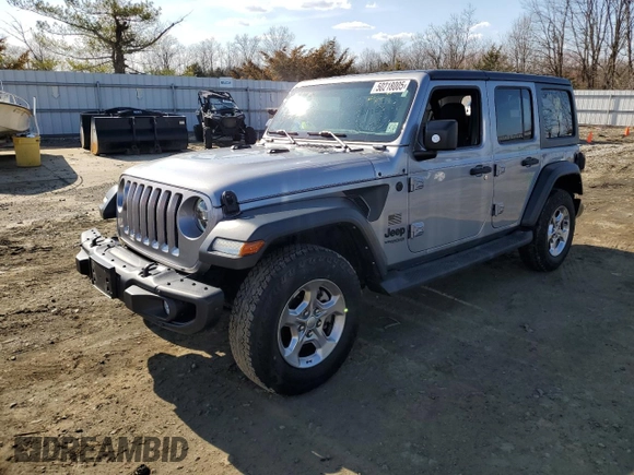 2021 Jeep Wrangler Unlimited Willys с VIN 1C4HJXDN1MW672344, выставлен на аукционе Copart как лот 50218005 с пробегом 32 948 миль миль и Списание • Salvage title. История ставок и продаж доступна на DreamBid. Изображение 1.