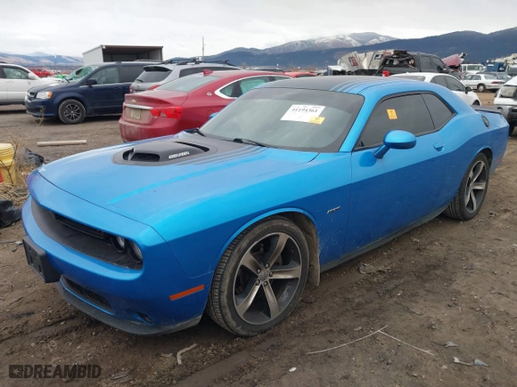 2015 Dodge Challenger R/T with VIN 2C3CDZAT3FH816496, listed as a IAAI auction lot 41194361 with 1 mi miles. Bid and sale history available at carsss.com. Image 17.