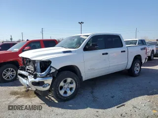 2024 Ram 1500 Big Horn with VIN 1C6RRFFG8RN205965, listed as a Copart auction lot 86289654 with 5,663 mi miles and Salvage title. Bid and sale history available at DreamBid. Image 1.