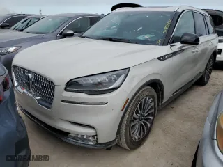 2021 Lincoln Aviator Reserve with VIN 5LM5J7WC6MGL03321, listed as a Copart auction lot 75891994 with 0 mi miles and Non Repairable. Bid and sale history available at carsss.com. Image 1.