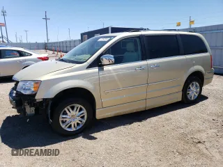 2010 Chrysler Town & Country Limited with VIN 2A4RR7DX0AR368919, listed as a Copart auction lot 57284584 with 27,701 mi miles and Salvage Title. Bid and sale history available at carsss.com. Image 1.