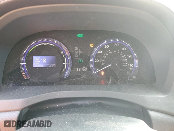 2010 Lexus HS 250h with VIN JTHBB1BA8A2036392, listed as a Copart auction lot 54161655 with 152,159 mi miles and Salvage Title. Bid and sale history available at carsss.com. Image 9.