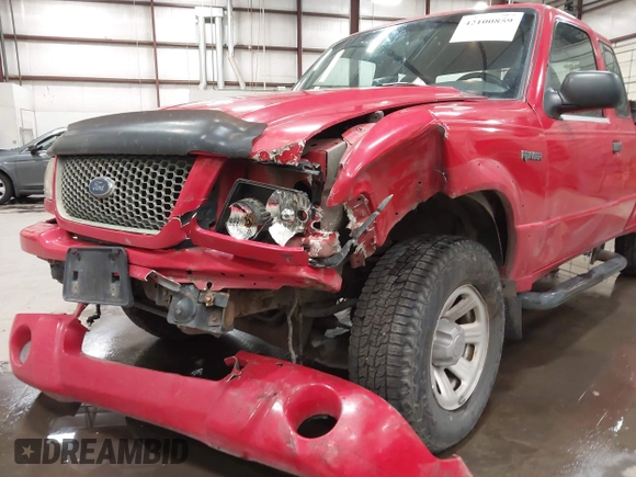 2002 Ford Ranger XL with VIN 1FTYR14U82PA00575, listed as a IAAI auction lot 42100859 with 161,089 mi miles and . Bid and sale history available at carsss.com. Image 19.