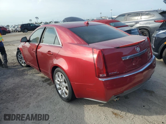 2009 Cadillac CTS AWD w/1SB with VIN 1G6DT57V990161602, listed as a Copart auction lot 74585084 with 0 mi miles and Salvage Title. Bid and sale history available at carsss.com. Image 2.