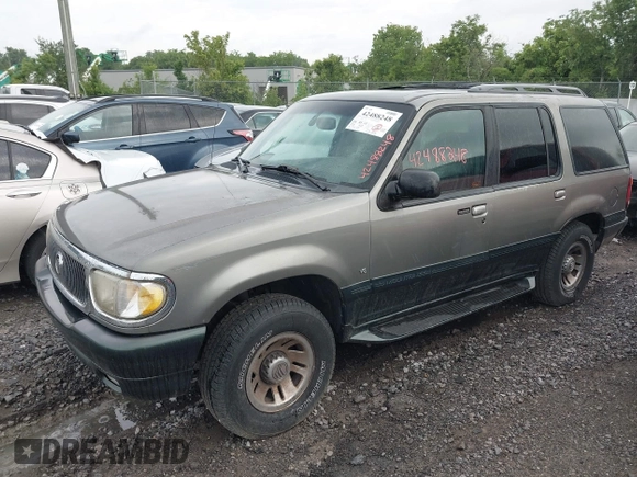 1999 Mercury Mountaineer with VIN 4M2DU55P4XUJ17716, listed as a IAAI auction lot 42488248 with 317,477 mi miles and . Bid and sale history available at DreamBid. Image 2.