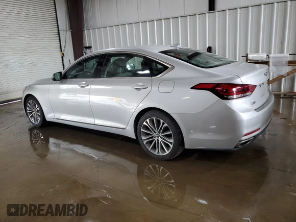 2017 Genesis G80 3.8L z VIN KMHGN4JE3HU191673, wystawiony jako Copart lot #61449175 z przebiegiem 105 267 mil mil oraz Czysty tytuł • Clean title. Historia ofert i sprzedaży dostępna na DreamBid. Obrazek 2.