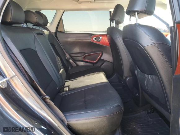 2022 Kia Soul Turbo with VIN KNDJ53AF2N7838121, listed as a Copart auction lot 43360775 with 53,936 mi miles and Salvage Title. Bid and sale history available at carsss.com. Image 10.
