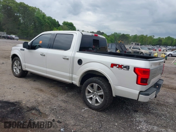 2018 Ford F-150 XL z VIN 1FTEW1EG4JFA55713, wystawiony jako IAAI lot #42096912 z przebiegiem 168 000 mil mil oraz . Historia ofert i sprzedaży dostępna na DreamBid. Obrazek 3.