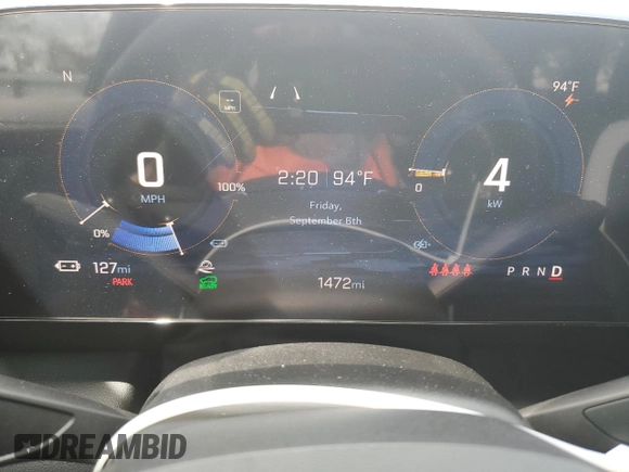 2024 Chevrolet Blazer EV eAWD LT z VIN 3GNKDBRJ9RS202885, wystawiony jako Copart lot #69214274 z przebiegiem 1472 mil mil oraz Szkody całkowita. Historia ofert i sprzedaży dostępna na DreamBid. Obrazek 9.
