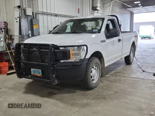 2018 Ford F-150 XL with VIN 1FTMF1EB9JKD38518, listed as a IAAI auction lot 42730627 with 205,804 mi miles and . Bid and sale history available at DreamBid. Image 31.