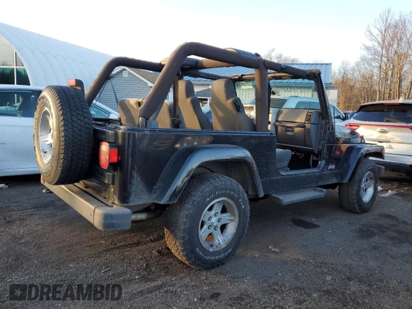 2006 Jeep Wrangler Unlimited LWB with VIN 1J4FA44S16P749975, listed as a Copart auction lot 43232735 with 143,548 mi miles and Clean Title. Bid and sale history available at carsss.com. Image 3.