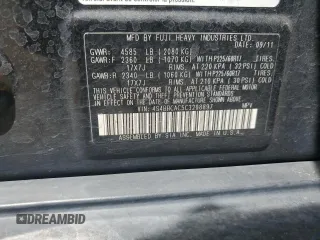 2012 Subaru Outback 2.5i с VIN 4S4BRCAC5C3208897, выставлен на аукционе Copart как лот 58357255 с пробегом 92 447 миль миль и Списание • Salvage title. История ставок и продаж доступна на DreamBid. Изображение 13.