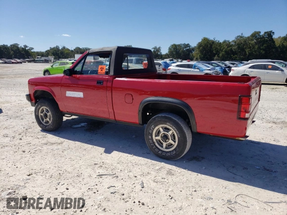 1989 Dodge Dakota z VIN 1B7GG69X9KS181359, wystawiony jako Copart lot #75638874 z przebiegiem 104 095 mil mil oraz Szkoda całkowita • Salvage title. Historia ofert i sprzedaży dostępna na DreamBid. Obrazek 2.
