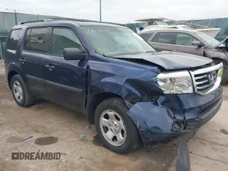 2015 Honda Pilot LX with VIN 5FNYF4H22FB062105, listed as a IAAI auction lot 42072540 with 80,715 mi miles and . Bid and sale history available at DreamBid. Image 1.