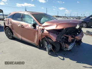 2023 Lexus RX 350 with VIN 2T2BAMCAXPC038185, listed as a Copart auction lot 47246705 with 12,837 mi miles and Salvage Title. Bid and sale history available at DreamBid. Image 4.