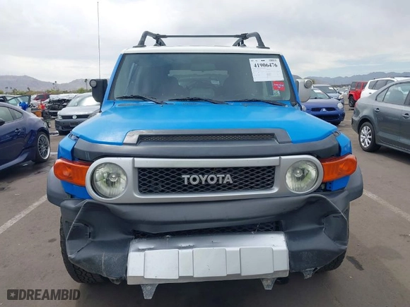 2007 Toyota FJ Cruiser with VIN JTEBU11F670061350, listed as a IAAI auction lot 41906476 with 253,650 mi miles. Bid and sale history available at carsss.com. Image 6.