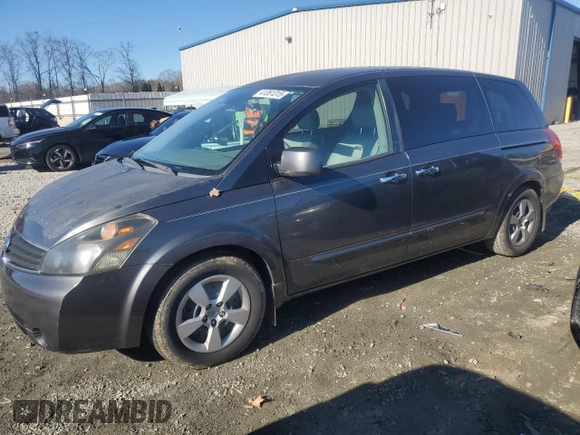 2009 Nissan Quest S with VIN 5N1BV28U69N101195, listed as a Copart auction lot 41361315 with 147,612 mi miles and Clean Title. Bid and sale history available at carsss.com. Image 1.