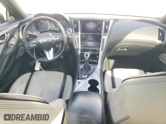 2021 Infiniti Q60 Luxe with VIN JN1EV7KK0MM410099, listed as a Copart auction lot 48942315 with 34,017 mi miles and Salvage Title. Bid and sale history available at DreamBid. Image 8.