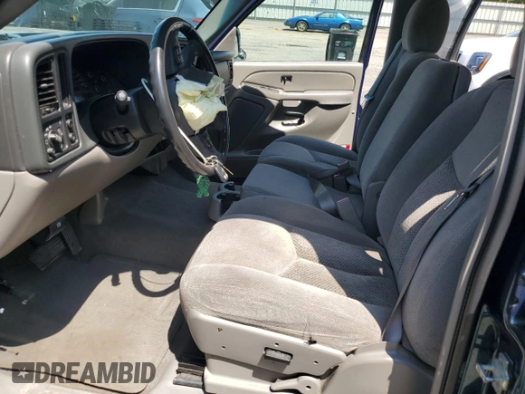 2005 Chevrolet Avalanche LS with VIN 3GNEC12Z45G241729, listed as a Copart auction lot 59558135 with 128,802 mi miles and Salvage title. Bid and sale history available at DreamBid. Image 7.