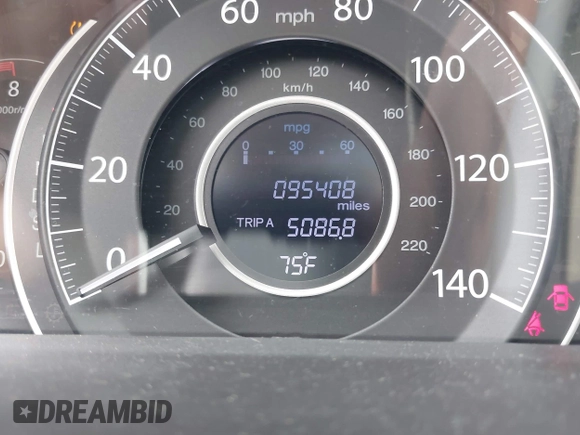 2016 Honda CR-V EX with VIN 2HKRM4H51GH716325, listed as a IAAI auction lot 41953473 with 95,408 mi miles and . Bid and sale history available at DreamBid. Image 15.