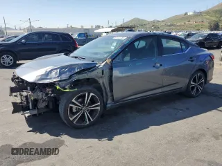 2021 Nissan Sentra SR with VIN 3N1AB8DV0MY311705, listed as a Copart auction lot 52202775 with 24,583 mi miles and Salvage Title. Bid and sale history available at DreamBid. Image 1.