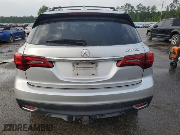 2014 Acura MDX with VIN 5FRYD4H25EB038111, listed as a Copart auction lot 53958975 with 169,593 mi miles and Clean Title. Bid and sale history available at carsss.com. Image 6.