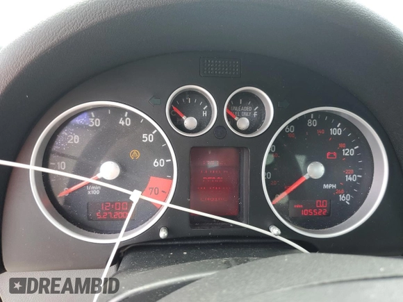 2002 Audi TT ALMS Edition with VIN TRUWT28N321004981, listed as a Copart auction lot 57914595 with 105,522 mi miles and Clean title. Bid and sale history available at DreamBid. Image 9.