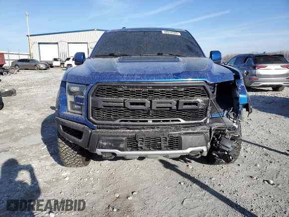 2017 Ford F-150 Raptor with VIN 1FTFW1RG1HFB54904, listed as a Copart auction lot 48916505 with 97,871 mi miles and Salvage Title. Bid and sale history available at carsss.com. Image 5.