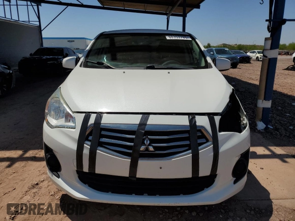2017 Mitsubishi Mirage ES with VIN ML32F3FJ7HHF10373, listed as a Copart auction lot 60353785 with 67,439 mi miles and Salvage title. Bid and sale history available at DreamBid. Image 5.