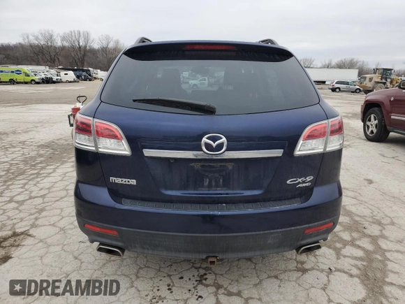 2009 Mazda CX-9 Touring with VIN JM3TB38V490172898, listed as a Copart auction lot 86913384 with 153,104 mi miles and Salvage Title. Bid and sale history available at carsss.com. Image 6.