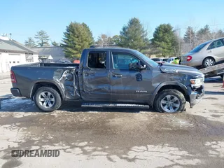 2019 Ram 1500 Laramie with VIN 1C6SRFDTXKN860913, listed as a IAAI auction lot 41356687 with 199,485 mi miles. Bid and sale history available at carsss.com. Image 13.