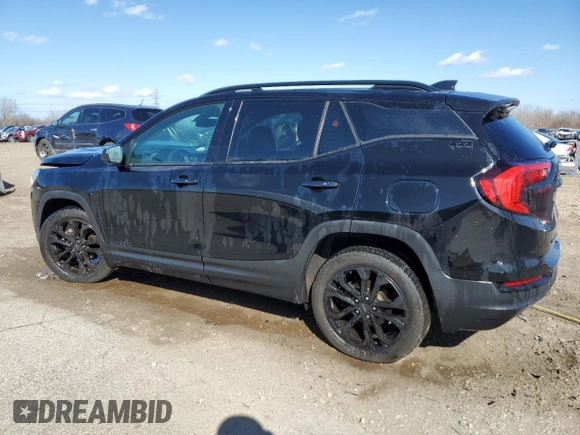 2019 GMC Terrain SLE with VIN 3GKALTEV0KL204468, listed as a Copart auction lot 50245695 with 87,689 mi miles and Salvage Title. Bid and sale history available at DreamBid. Image 2.