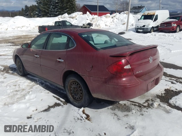 2005 Buick Allure CX with VIN 2G4WF532851186395, listed as a Copart auction lot 49961285 with 191,011 mi miles and Salvage Title. Bid and sale history available at DreamBid. Image 2.