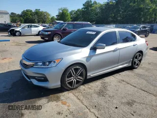 2016 Honda Accord Sport z VIN 1HGCR2F58GA241778, wystawiony jako Copart lot #53117675 z przebiegiem 114 821 mil mil oraz Szkoda całkowita • Salvage title. Historia ofert i sprzedaży dostępna na DreamBid. Obrazek 1.