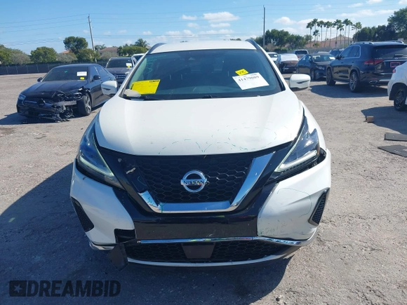 2020 Nissan Murano SV z VIN 5N1AZ2BJ3LN166270, wystawiony jako IAAI lot #41479089 z przebiegiem 28 427 mil mil oraz . Historia ofert i sprzedaży dostępna na DreamBid. Obrazek 12.