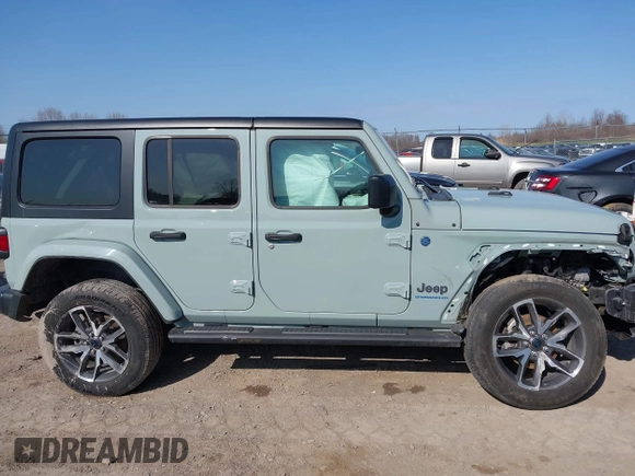 2024 Jeep Wrangler Willys с VIN 1C4RJXN67RW169632, выставлен на аукционе IAAI как лот 42074574 с пробегом 18 714 миль миль и . История ставок и продаж доступна на DreamBid. Изображение 14.