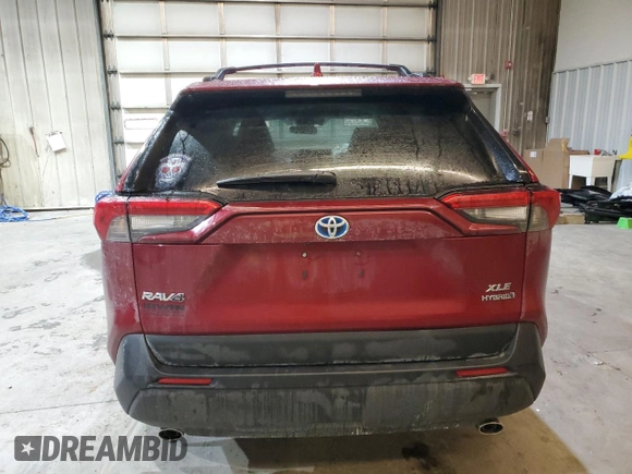 2023 Toyota RAV4 Hybrid XLE with VIN 4T3RWRFV2PU098239, listed as a Copart auction lot 88738295 with 13,987 mi miles and Salvage Title. Bid and sale history available at carsss.com. Image 6.